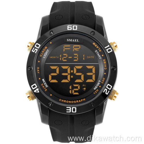 SMAEL Mens Sports Watches Digital LED Military Watch